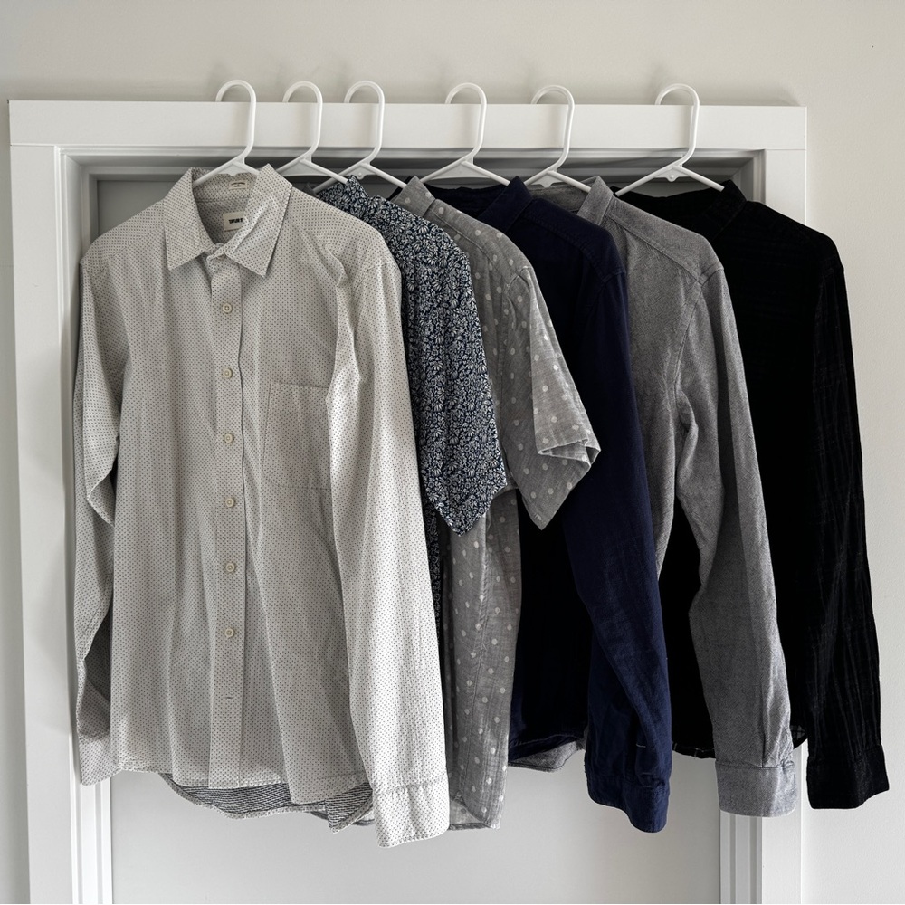 Bundle of 6 Designer Men’s Shirts - High Quality Brands